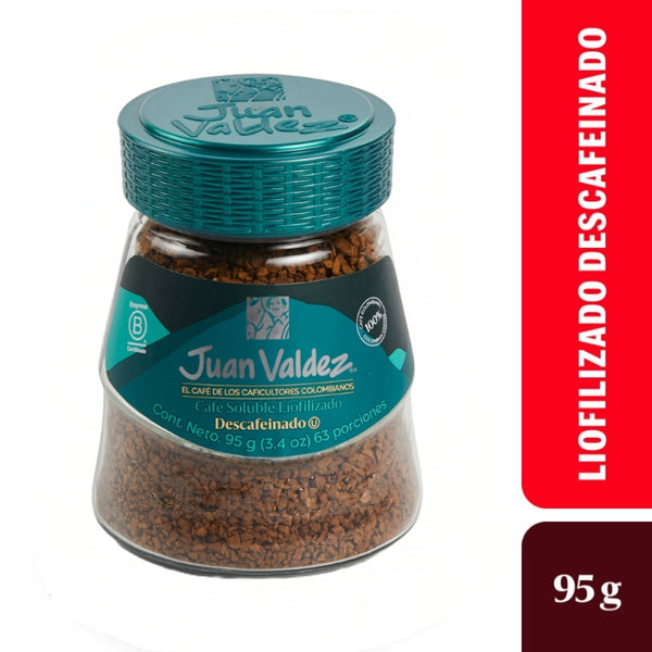 CAFE JUAN VALDEZ 95G PREMIUM DESCAFEINADO